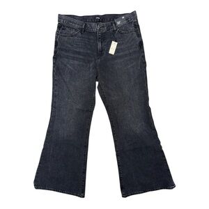 Express Black Flare Wide Leg Jeans for Effortless Style